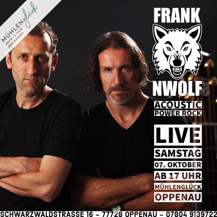 Franknwolf Livemusik Acoustic Power Rock Mühlenglück